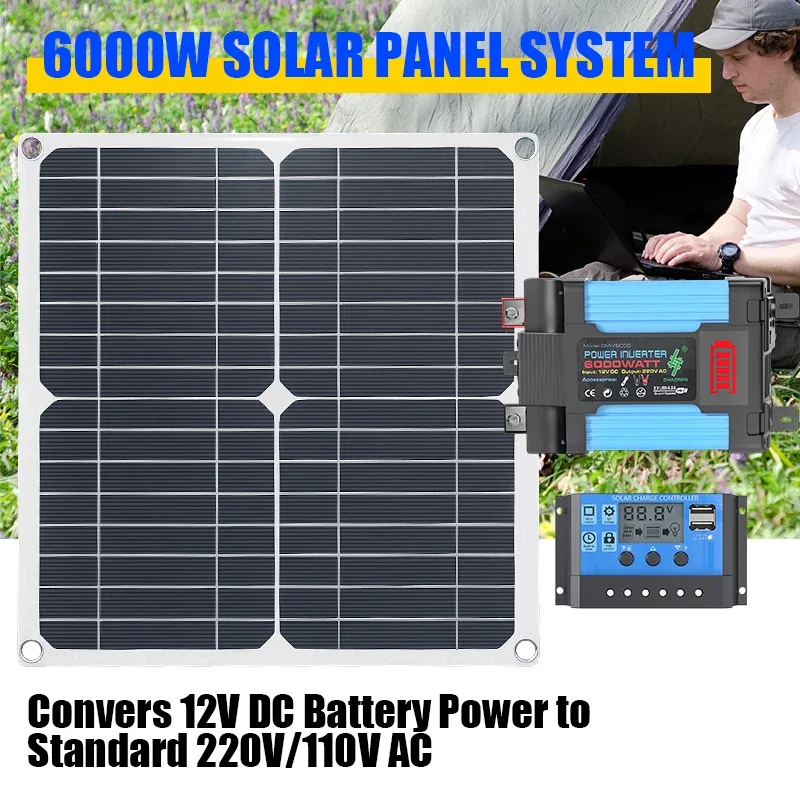 Renewable Energy Kits - 6000W solar kit equipped with 200W