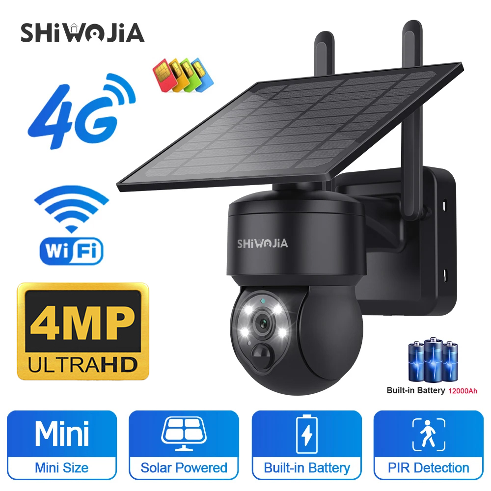 SHIWOJIA WIFI Wireless PTZ Sol - огляд і ціна Solar Panel Tilt Mount