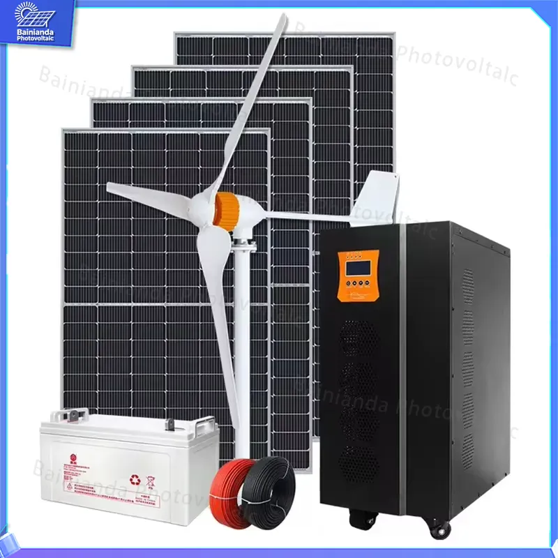 3KW 5KW 8KW Hybrid Wind Solar  - огляд і ціна Renewable Energy Kits