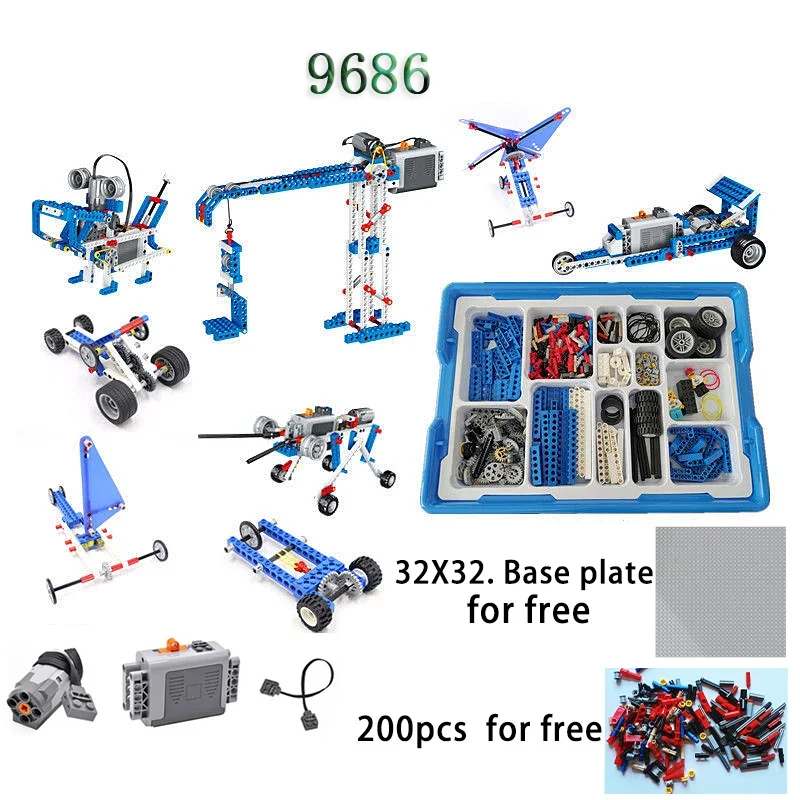 9686 High-Tech parts multi Tec - огляд і ціна Renewable Energy Lego