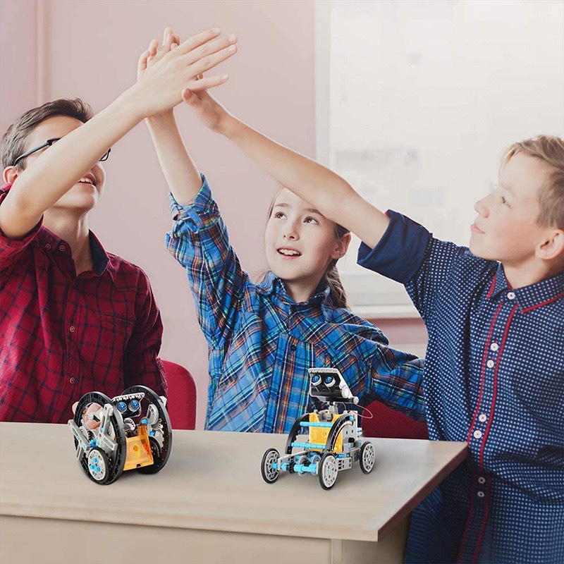 13-in-1 Solar Powered Robot Ki - огляд і ціна Renewable Energy Kits