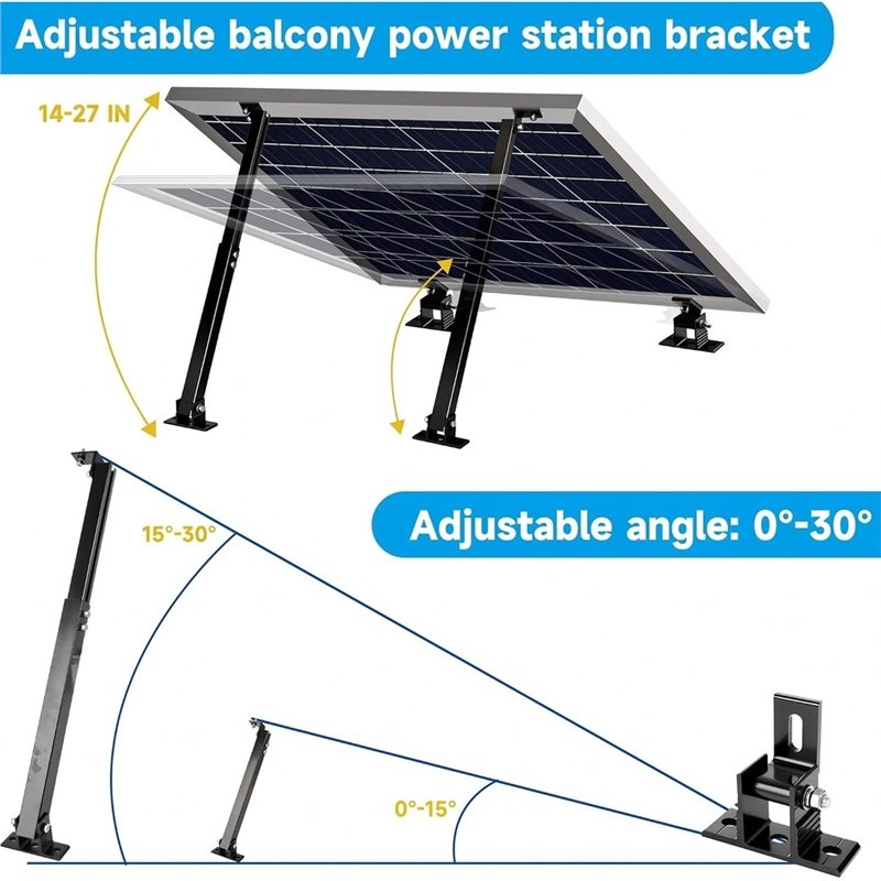 ABHI-Adjustable Solar Panel Ti - огляд і ціна Solar Panel Tilt Mount