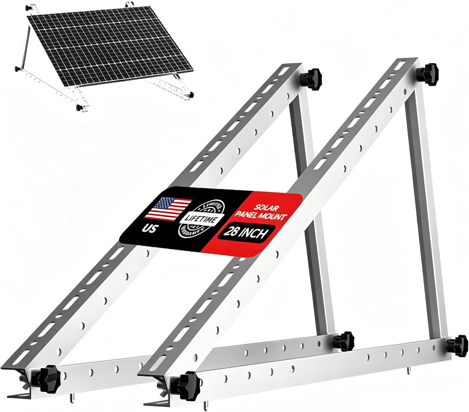1pc Premium 28 Inch Solar Tilt - огляд і ціна Solar Panel Tilt Mount