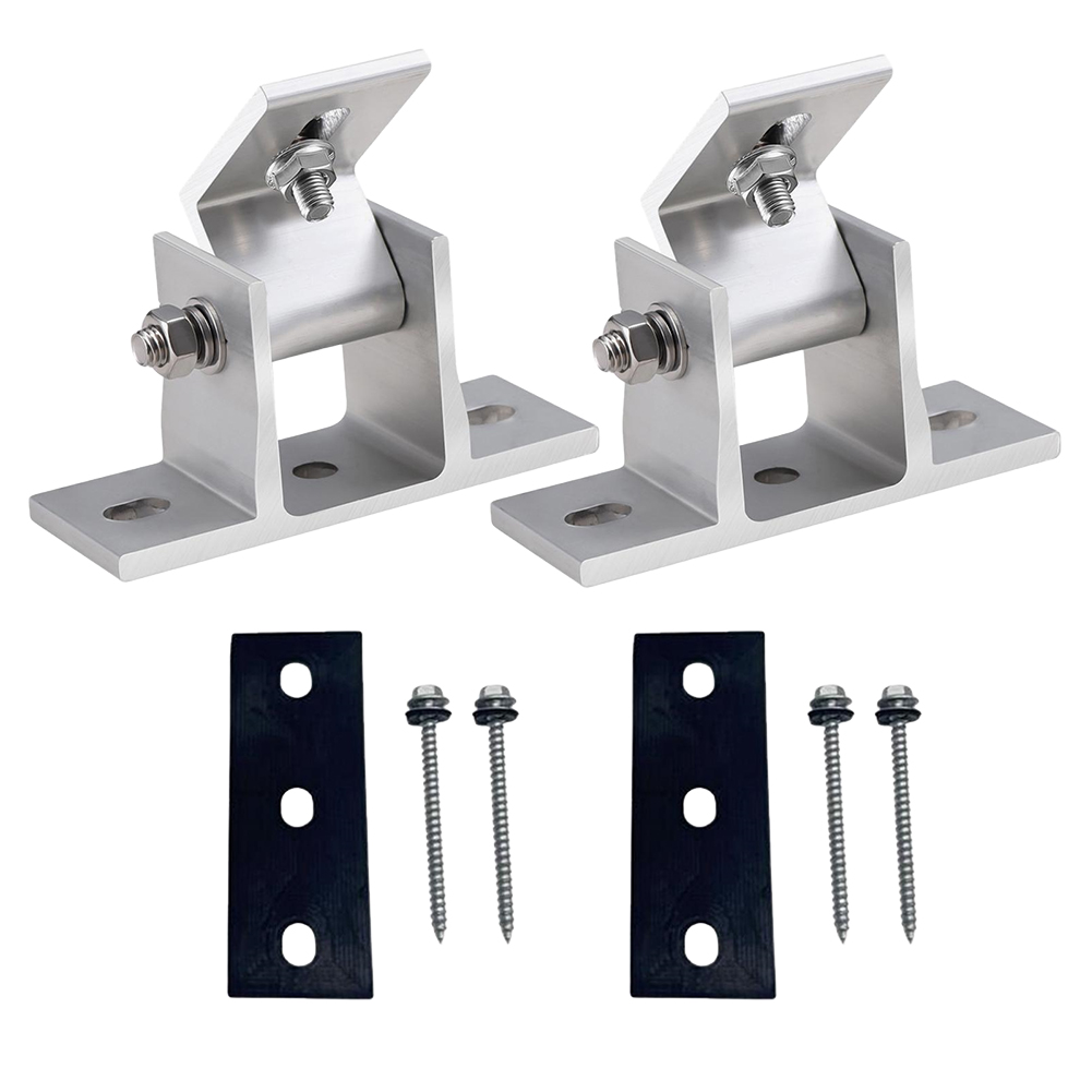 2 Pcs Aluminum Solar Panel Bra - огляд і ціна Solar Panel Tilt Mount
