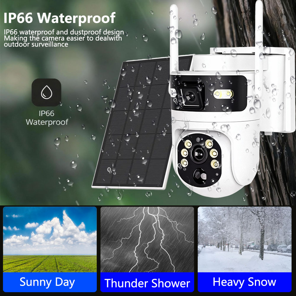 8MP 4K 4G SIM Card PTZ IP Came - огляд і ціна Solar Panel Tilt Mount