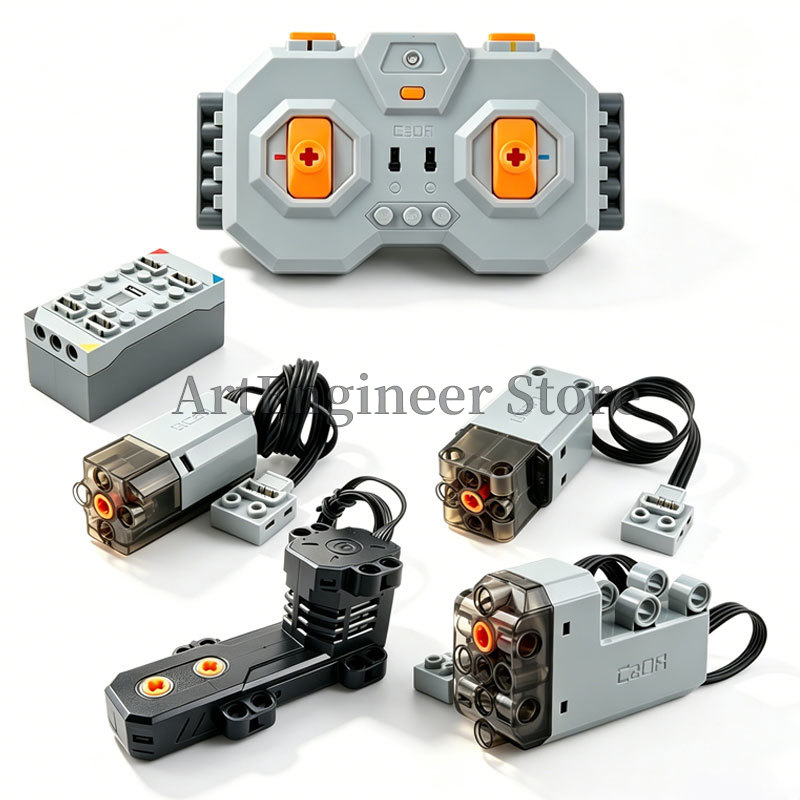 CaDA Power Functions M/L/Servo - огляд і ціна Renewable Energy Lego