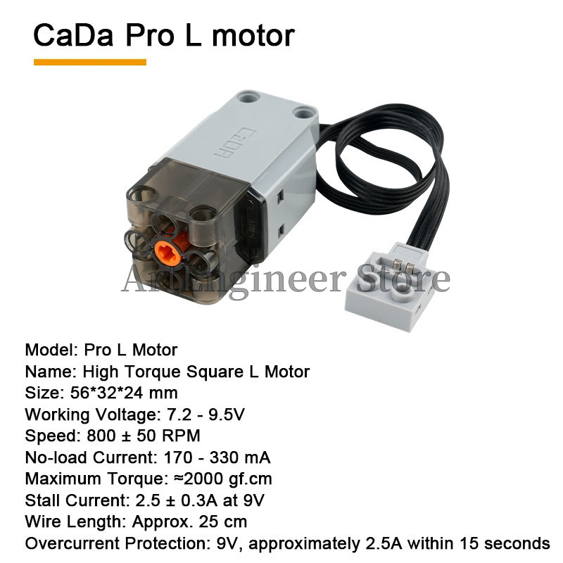 CaDA Power Functions M/L/Servo - огляд і ціна Renewable Energy Lego
