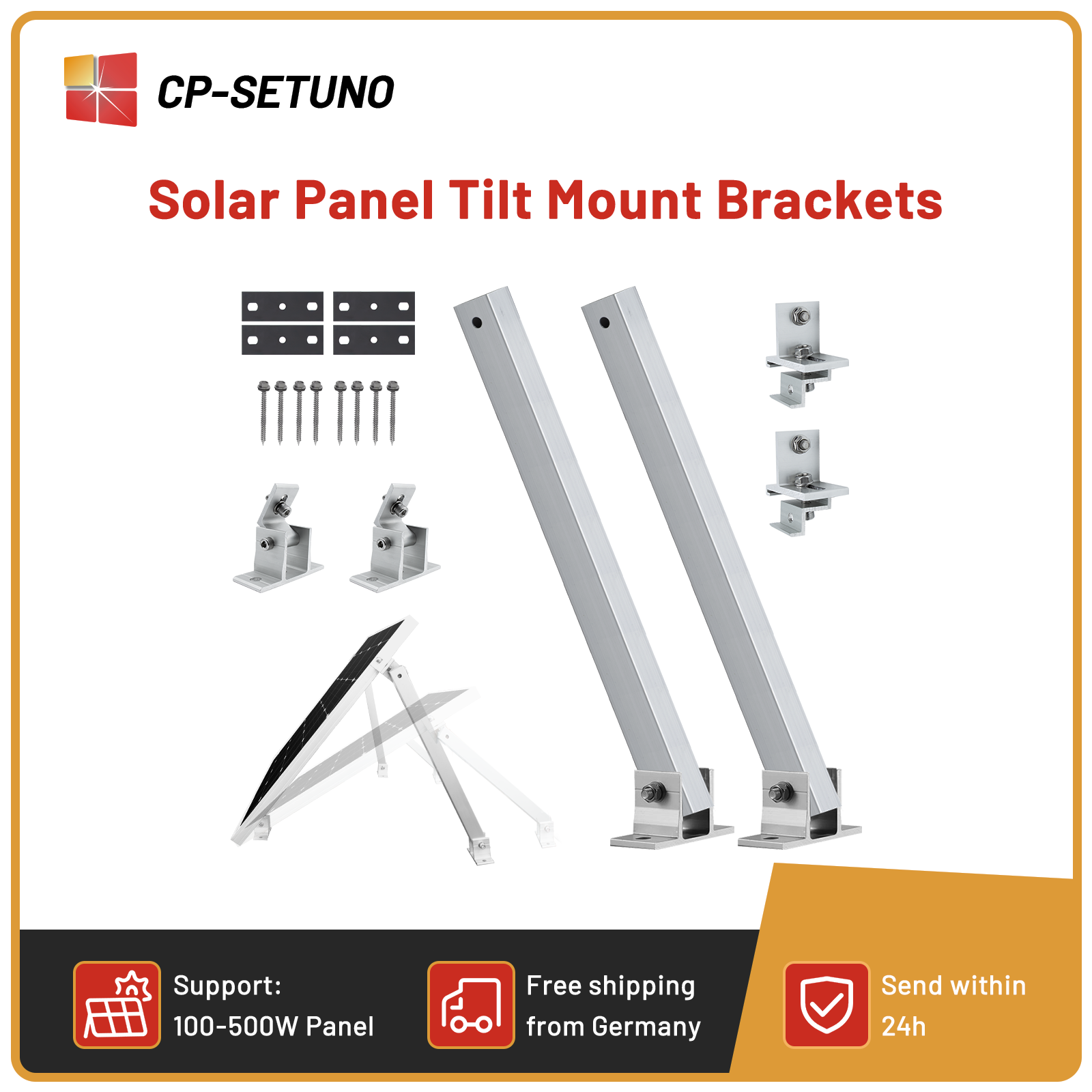 CP-SETUNO Solar Panel Mount, A - огляд і ціна Solar Panel Tilt Mount