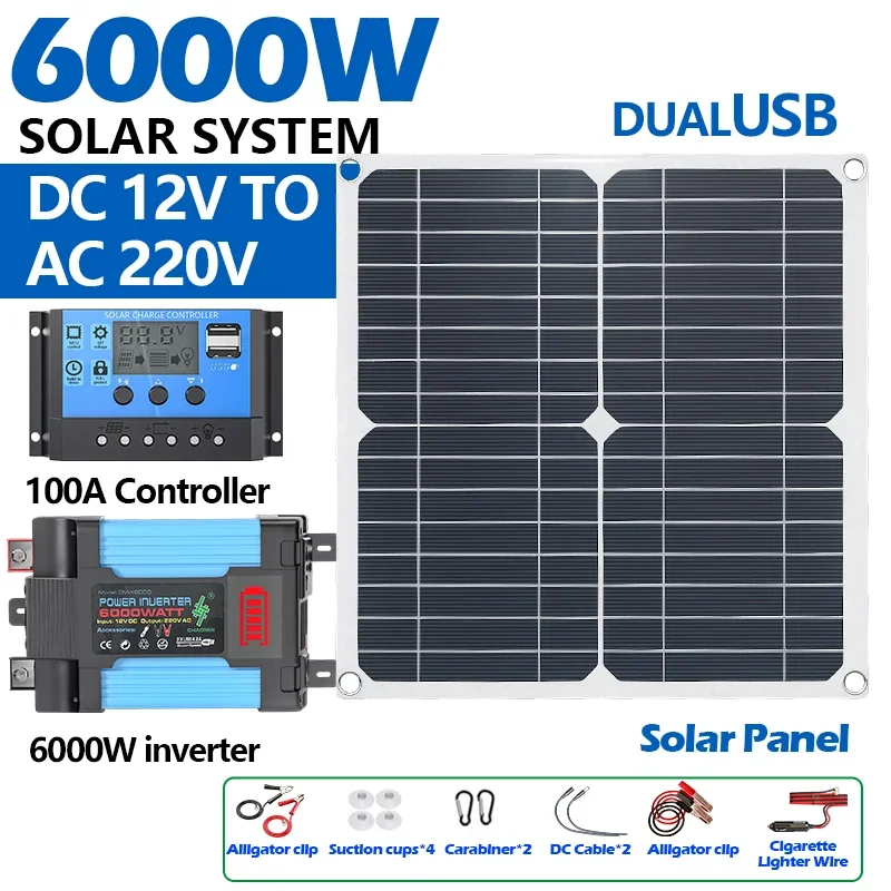 6000W solar kit equipped with  - огляд і ціна Renewable Energy Kits