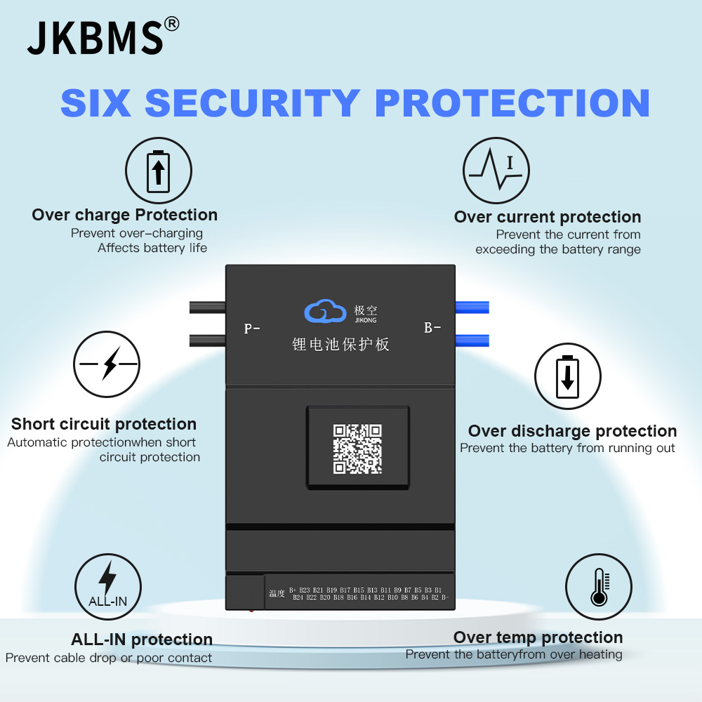 JKBMS 12S 13S 14S 15S 16S 17S  - огляд і ціна Lithium Battery 100Ah