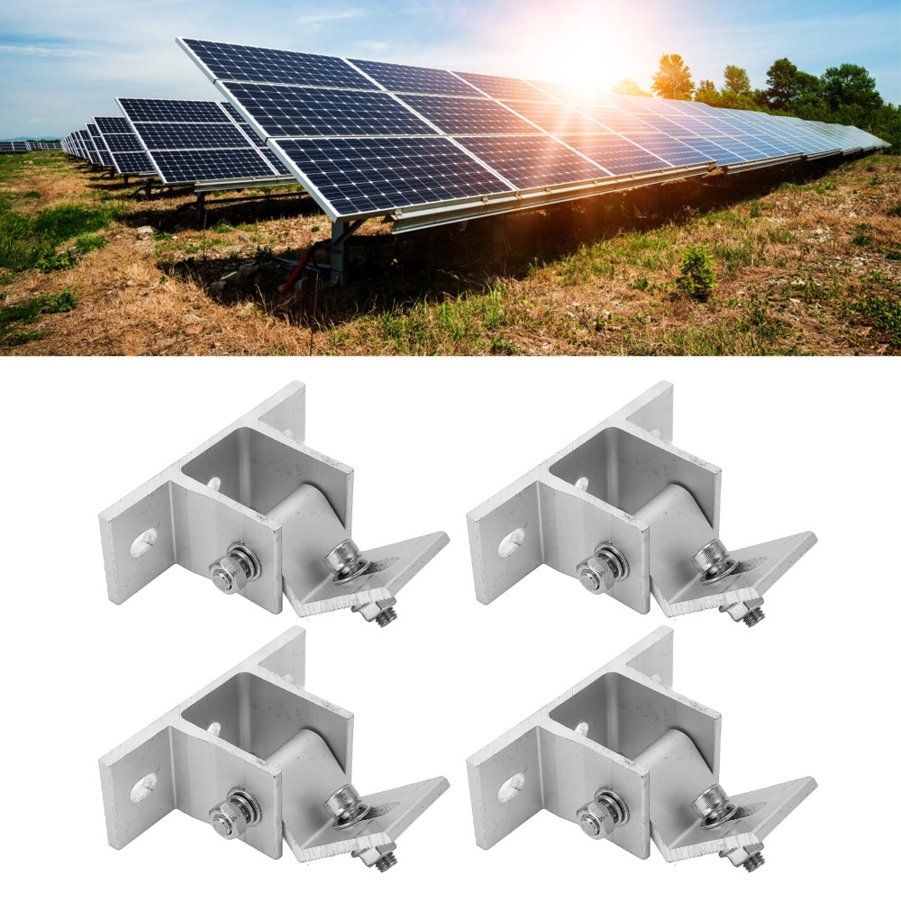 4pcs Adjustable Tilt Angle Sol - огляд і ціна Solar Panel Tilt Mount