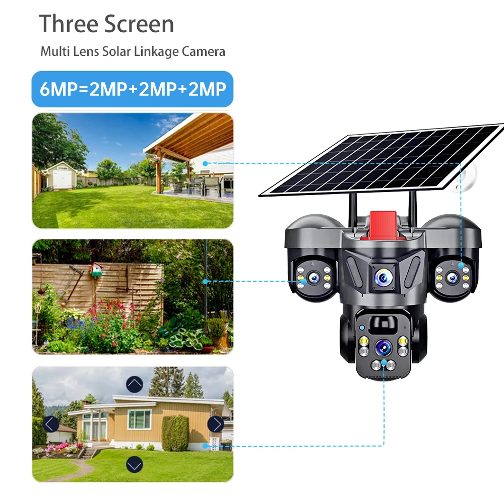 KERUI V380 Pro Outdoor PTZ 6MP - огляд і ціна Solar Panel Tilt Mount